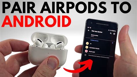how to hook up airpods to android
